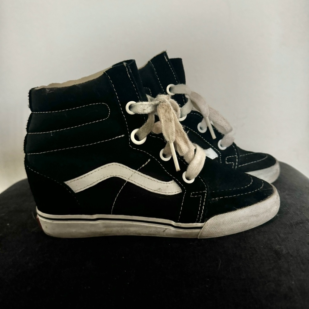 Vans old school wedges size 7